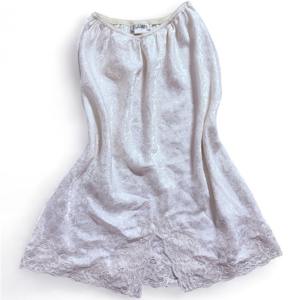 SOLD ON DEPOP Christian Dior Vintage Lace Slip Skirt